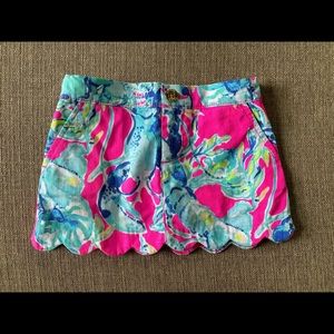 EUC Lilly Pulitzer girls Colette skort